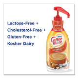 Liquid Coffee Creamer, Hazelnut, 1.5 Liter Pump Bottle, 2-carton