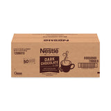 Hot Cocoa Mix, Dark Chocolate, 0.71 Packets, 50 Packets-box, 6 Boxes-carton