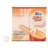 Liquid Coffee Creamer, Original, 0.38 Oz Mini Cups, 180-carton