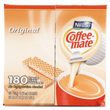 Liquid Coffee Creamer, Original, 0.38 Oz Mini Cups, 180-carton