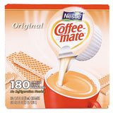 Liquid Coffee Creamer, Original, 0.38 Oz Mini Cups, 180-carton