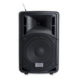 Wireless Pa System With Wireless Handheld Microphone, 40 W, Black, Ships In 1-3 Business Days
