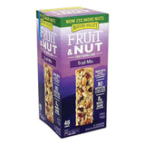 Granola Bars, Chewy Fruit And Nut Trail Mix, 1.2 Oz Pouch, 48-box