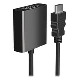 Hdmi To Vga Adapter, 6", Black