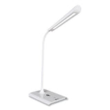Wellness Series Power Up Led Desk Lamp, 13" To 21" High, White, Ships In 1-3 Business Days