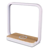 Wireless Charging Station With Night Light, Usb, White, Ships In 1-3 Business Days