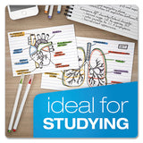 Ruled Index Cards, 3 X 5, White, 100-pack