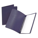 Paper Report Cover, Large 2 Prong Fastener, Letter, 3" Capacity, Black, 25-box