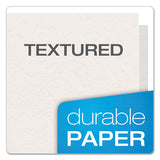 Twin-pocket Folders With 3 Fasteners, Letter, 1-2" Capacity, White, 25-box