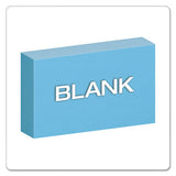 Unruled Index Cards, 3 X 5, Blue, 100-pack