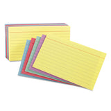 Ruled Index Cards, 3 X 5, Green, 100-pack