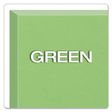 Unruled Index Cards, 4 X 6, Green, 100-pack