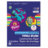 Tru-ray Construction Paper, 76lb, 9 X 12, Yellow, 50-pack