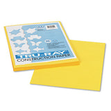 Tru-ray Construction Paper, 76lb, 9 X 12, Yellow, 50-pack