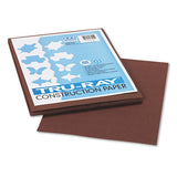 Tru-ray Construction Paper, 76lb, 9 X 12, Dark Brown, 50-pack