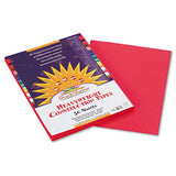 Construction Paper, 58lb, 9 X 12, Red, 50-pack
