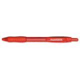Profile Retractable Ballpoint Pen Value Pack, 1.4mm, Black Ink, Smoke Barrel, 36-box