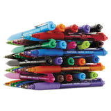 Inkjoy 300 Rt Retractable Ballpoint Pen, 1mm, Black Ink, Smoke Barrel, 36-box