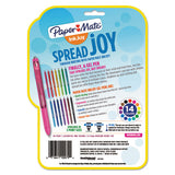 Inkjoy Retractable Gel Pen, Medium 0.7mm, Assorted Ink-barrel, 20-pack