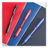 Profile Retractable Gel Pen, Fine 0.5 Mm, Black Ink, Translucent Black Barrel, 36-pack