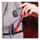 Profile Retractable Ballpoint Pen, Bold 1 Mm, Red Ink-barrel, Dozen