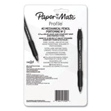 Profile Mechanical Pencils, 0.7 Mm, Hb (#2), Black Lead, Assorted Barrel Colors, 4-pack