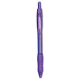 Profile Ballpoint Pen, Retractable, Medium 1 Mm, Blue Ink, Blue-silver Barrel, 2-pack