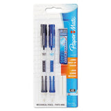 Clear Point Mechanical Pencil, 0.7 Mm, Hb (#2), Black Lead, Assorted Barrel Colors, 10-pack