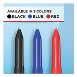 Write Bros. Stick Ballpoint Pen Value Pack, Medium 1mm, Blue Ink-barrel, 60-pack