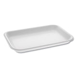 Supermarket Tray, #2, 5.13 X 5.13 X 2.5, White, 500-carton