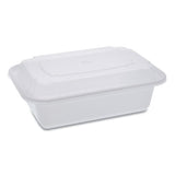 Versatainers, White-clear, 24 Oz, 5 X 7.25 X 2.63, 150-carton