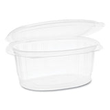 Earthchoice Pet Hinged Lid Deli Container, 7.31 X 5.88 X 3.25, 32 Oz, 1-compartment, Clear, 280-carton