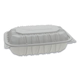 Vented Microwavable Hinged-lid Takeout Container, 9 X 6 X 2.75, 1-compartment, White, 170-carton