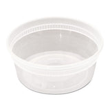Delitainer Microwavable Combo, Clear, 8 Oz, 1.13 X 2.8 X 1.33, 240-carton