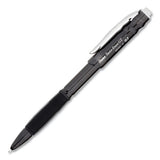Energel Rtx Gel Pen, Retractable, Medium 0.7 Mm, Black Ink, Black Barrel, 5-pack