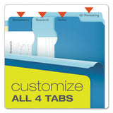 Divide It Up File Folders, 1-2-cut Tabs, Letter Size, Assorted, 12-pack