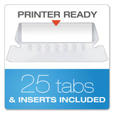 Reinforced Hanging File Folders, Letter Size, 1-5-cut Tab, Standard Green, 25-box