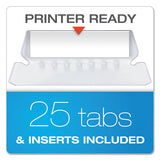 Extra Capacity Reinforced Hanging File Folders With Box Bottom, Letter Size, 1-5-cut Tab, Assorted, 25-box