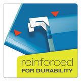 Extra Capacity Reinforced Hanging File Folders With Box Bottom, Letter Size, 1-5-cut Tab, Assorted, 25-box
