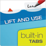 Ready-tab Extra Capacity Reinforced Colored Hanging Folders, Legal Size, 1-6-cut Tab, Assorted, 20-box