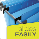 Surehook Reinforced Extra-capacity Hanging Box File, Letter Size, 1-5-cut Tab, Blue, 25-box