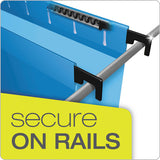 Surehook Reinforced Extra-capacity Hanging Box File, Legal Size, 1-5-cut Tab, Blue, 25-box