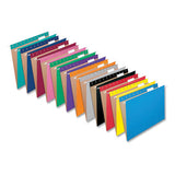 Colored Hanging Folders, Letter Size, 1-5-cut Tab, Burgundy, 25-box