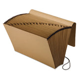 Kraft Indexed Expanding File, 21 Sections, 1-21-cut Tab, Legal Size, Brown