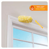 Heavy Duty Dusters, Plastic Handle Extends To 3 Ft,1 Handle & 3 Dusters-kit-6-ct