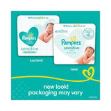 Sensitive Baby Wipes, White, Unscented, 6.8 X 7, 56-pack, 8-carton