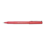 Razor Point Ii Stick Porous Point Marker Pen, 0.2mm, Red Ink-barrel, Dozen