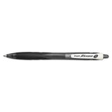 Rexgrip Begreen Retractable Ballpoint Pen, Medium 1mm, Black Ink-barrel, Dozen