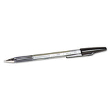 Better Stick Ballpoint Pen, Fine 0.7mm, Red Ink, Translucent Red Barrel, Dozen