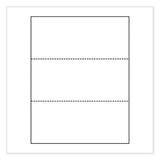 Perforated And Punched Paper, 20 Lb Bond Weight, 8.5 X 11, White, 500-ream, 5 Reams-carton
